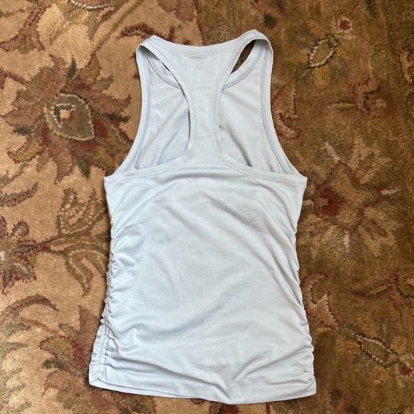 Lululemon Racerback Tank Top Ruched Sides Soft Sage green. - Picture 5 of 11